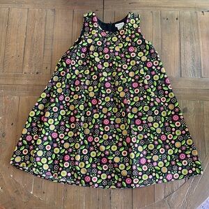 Chasing fireflies black floral dress